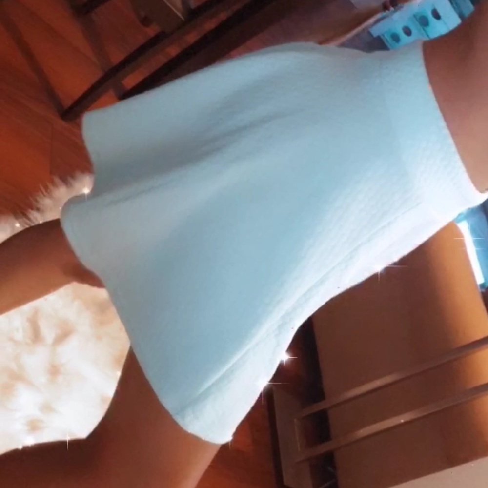 Turquoise skirt